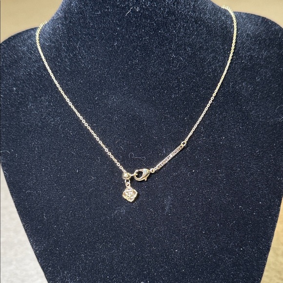 Kendra Scott Gold Necklace with Pink Pendant - Picture 6 of 7